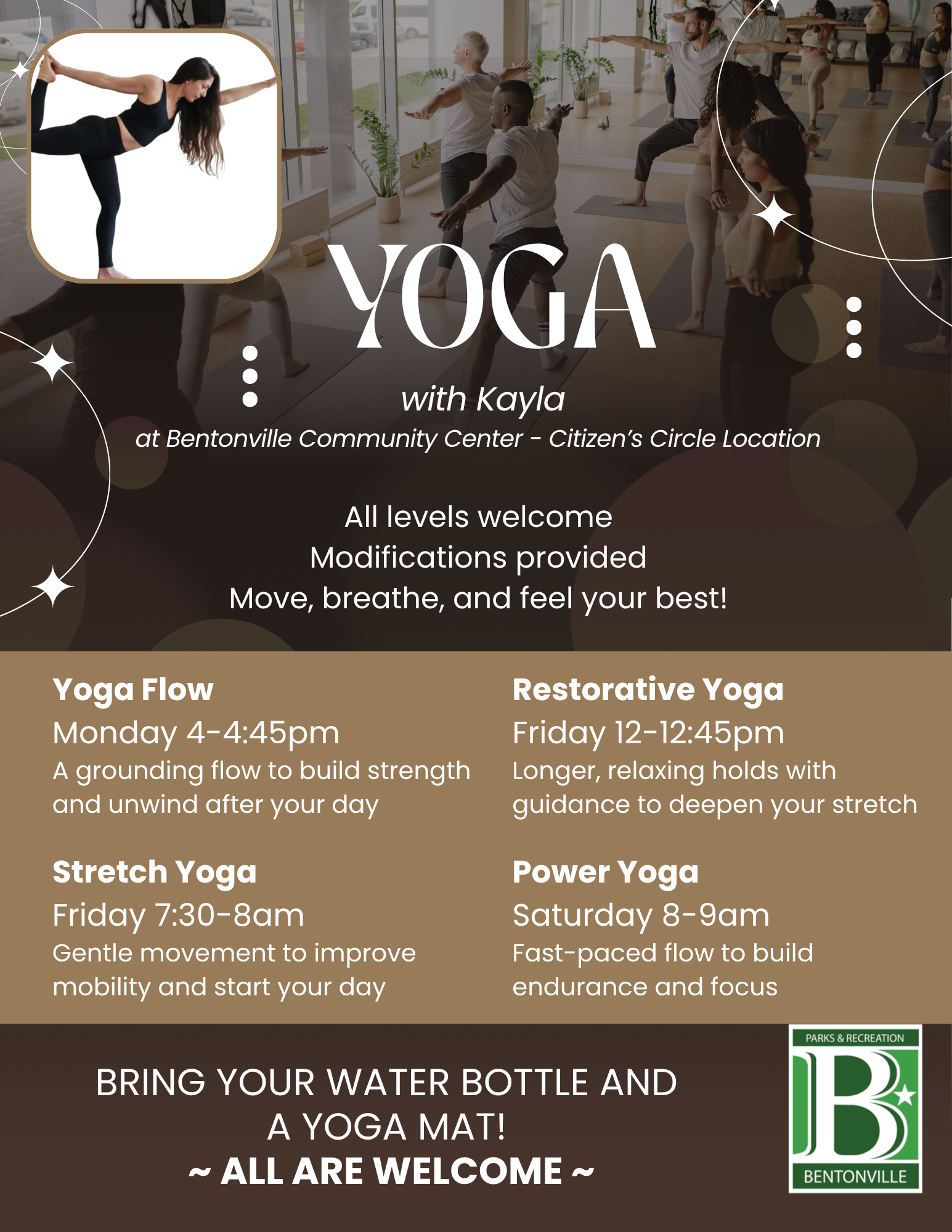 Yoga at Bentonville Community Center