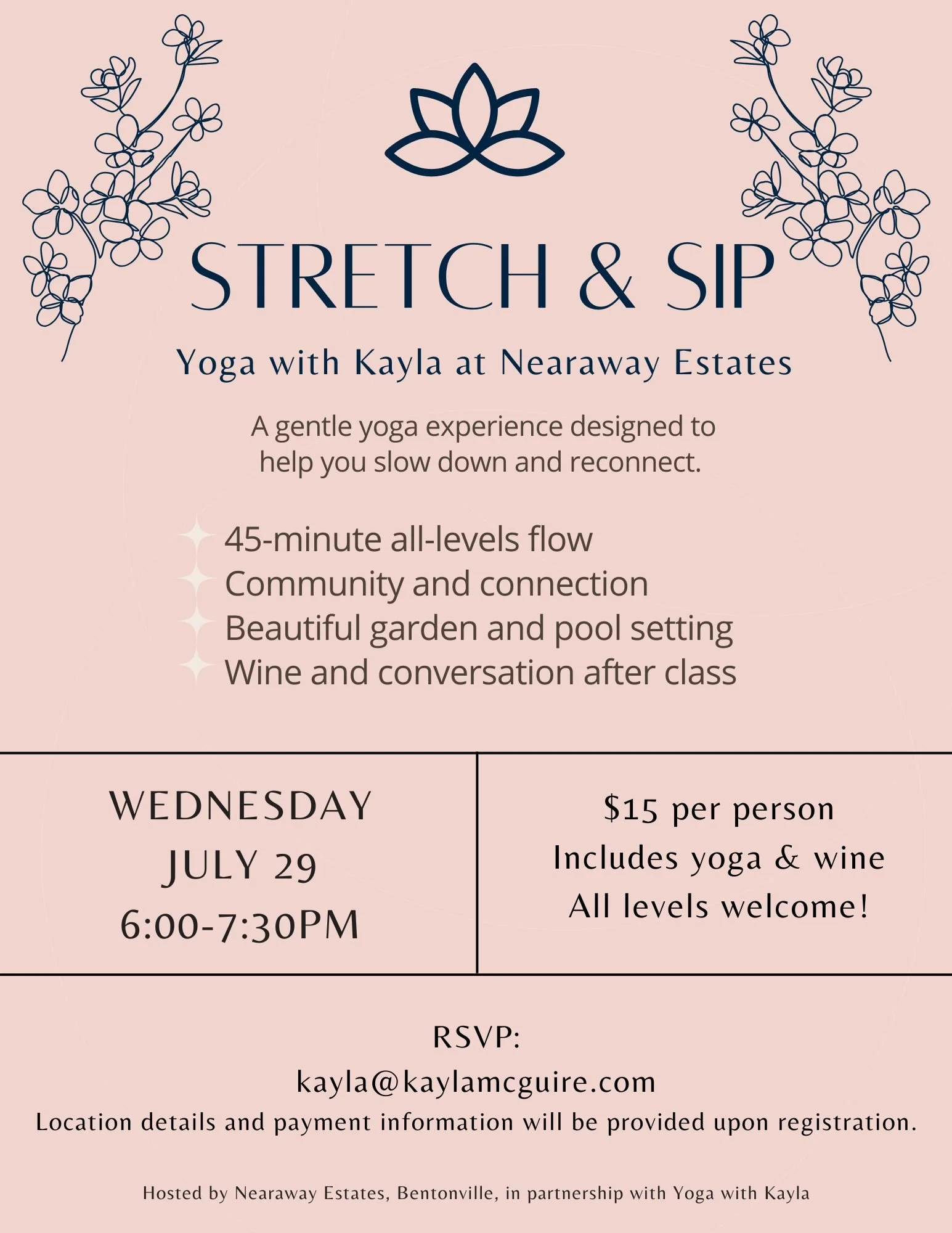 Stretch and Sip Bentonville