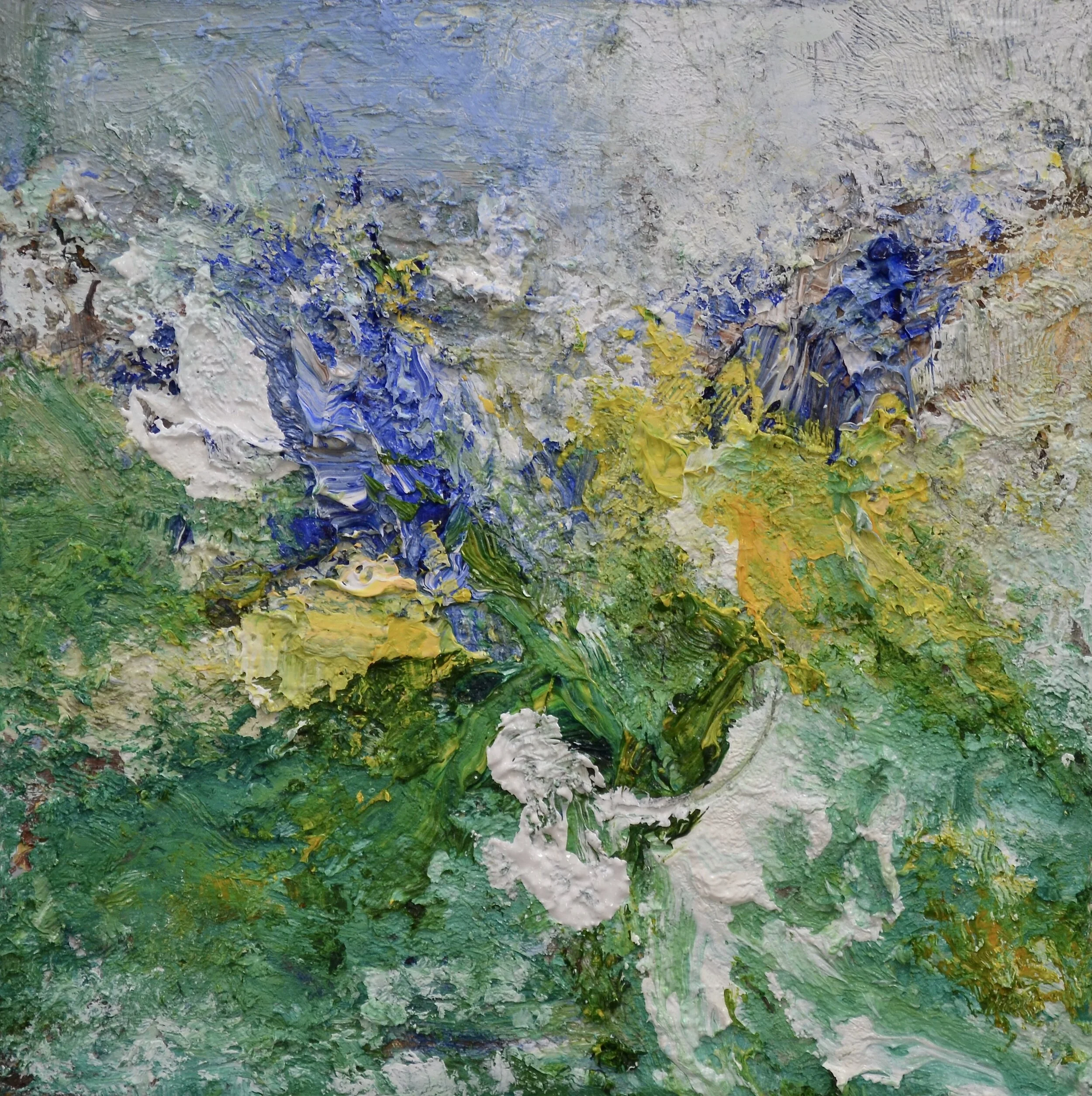 "Hyacinth, Daffodils, Garden Window"
oil on canvas
35cm x 35cm.
40cm x 40cm (Framed) SOLD