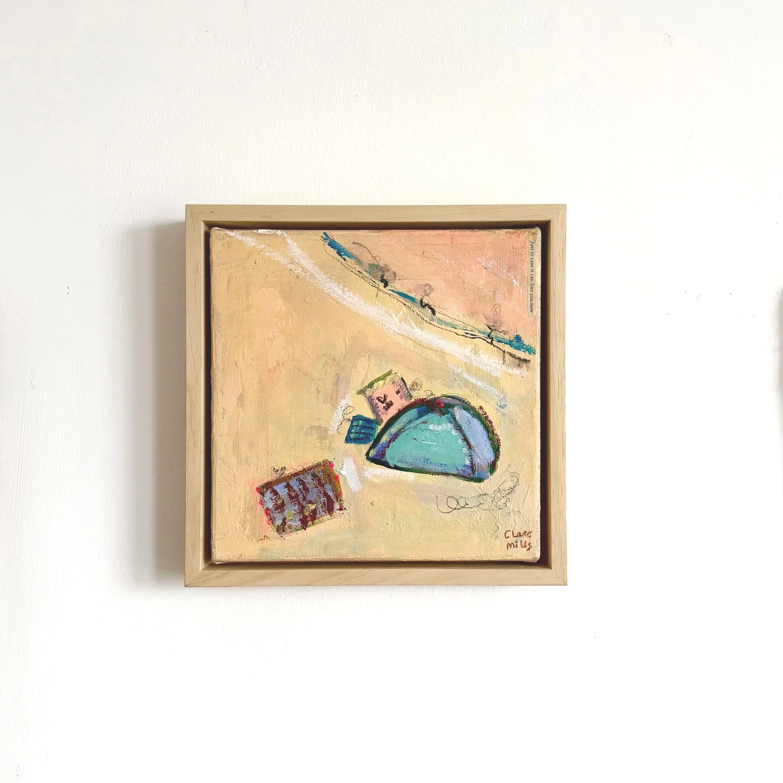 Clare Mills Art Abstract Beach Set Up | Study 2