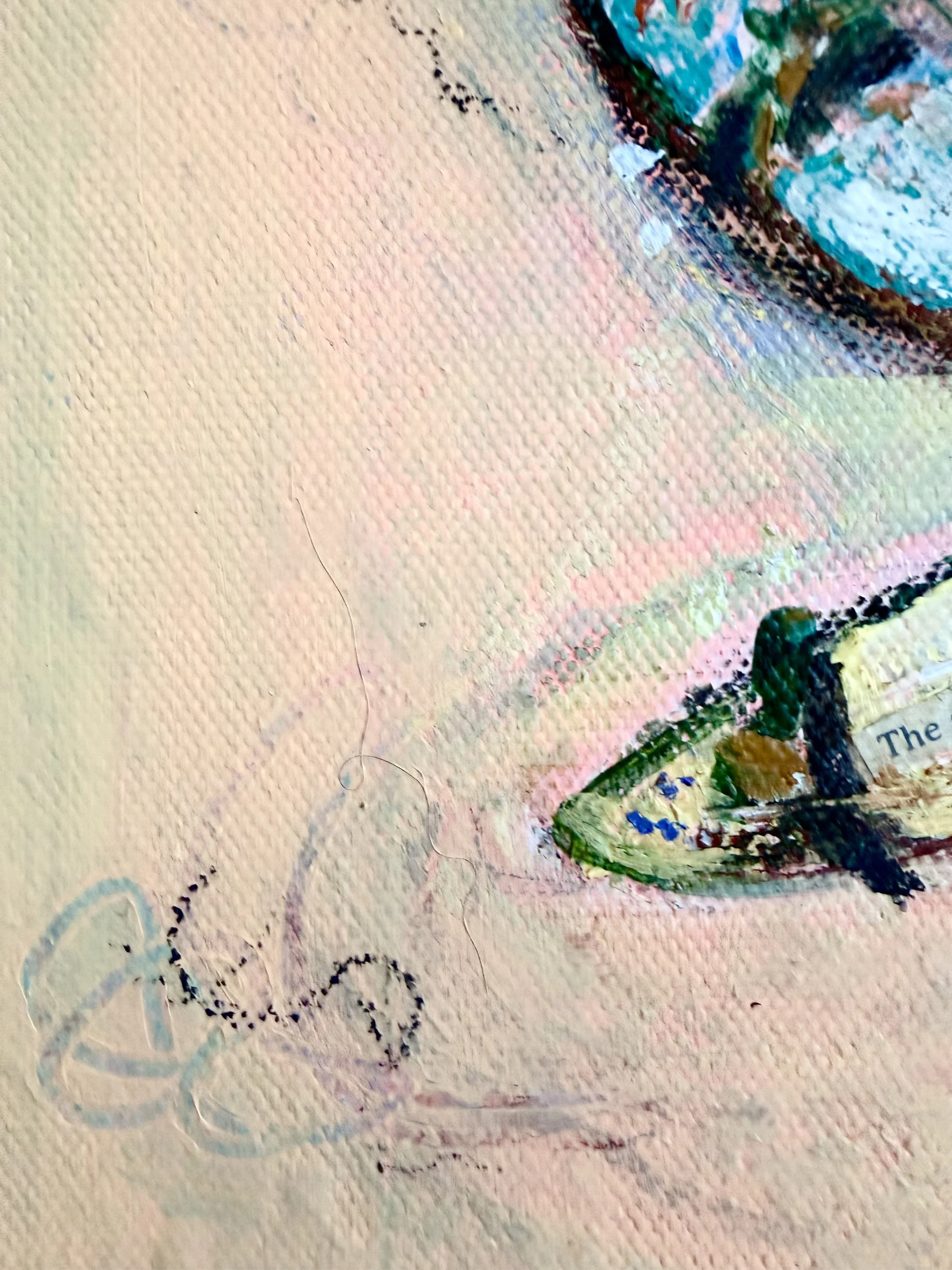 Clare Mills Art Abstract Beach Set Up | Study 1