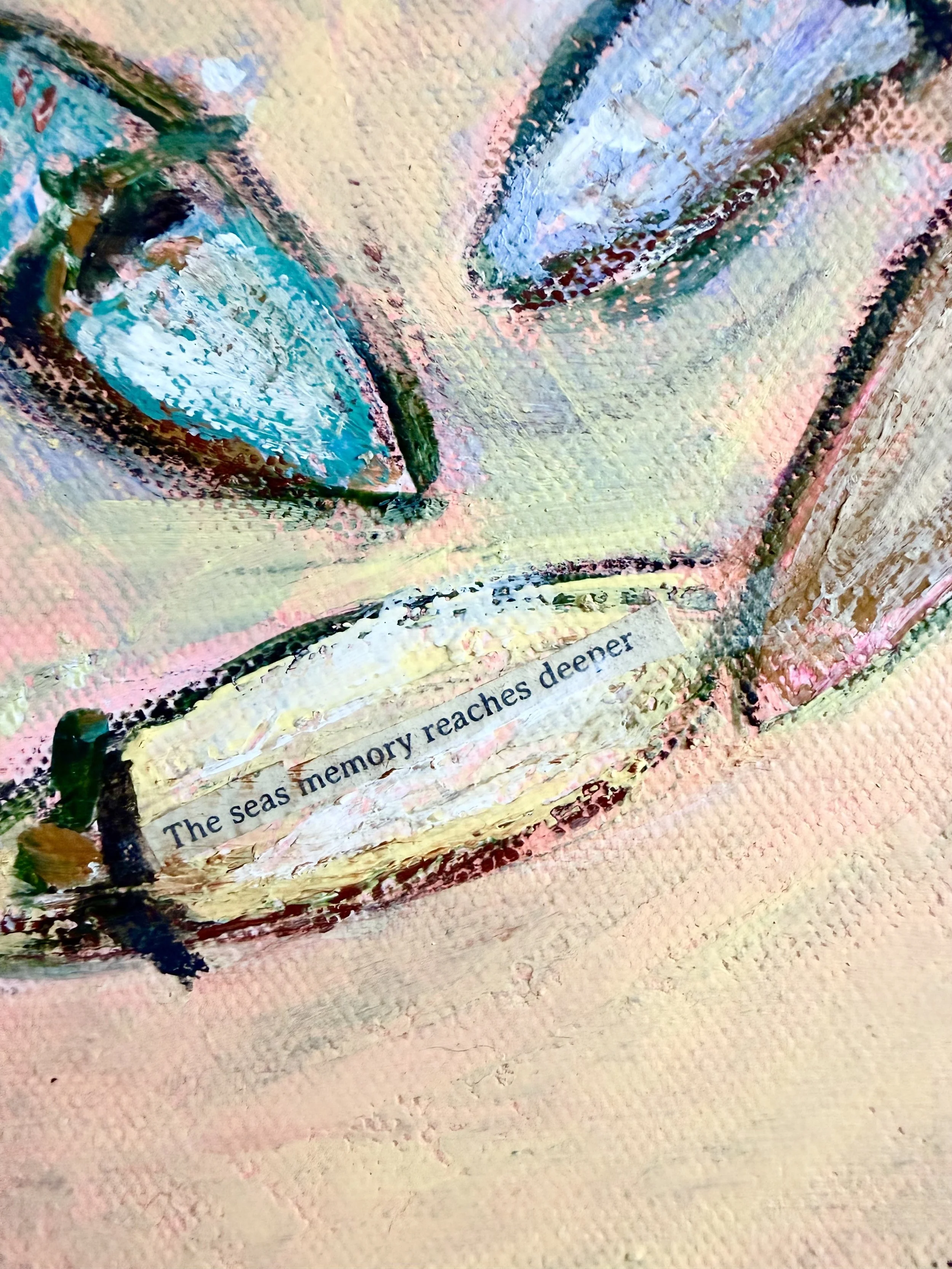 Clare Mills Art Abstract Beach Set Up | Study 1