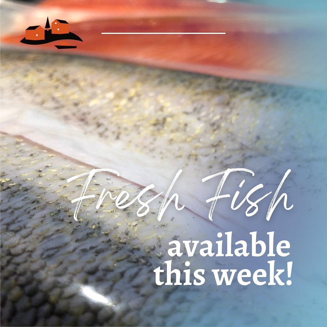 Hi folks, here's our lineup of fresh fish available this week! 🐟 🐟 

These amazing options will be available at our at store and market locations!

ON Lake Erie Pickerel (1st of the season!🎉)
ON Rainbow Trout
BC Smoked King Salmon
ON Smoked Trout
