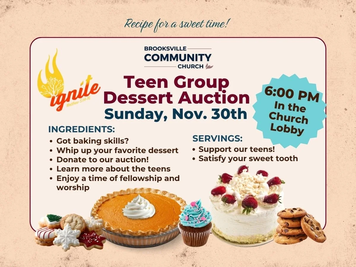 Teen Group Dessert Auction