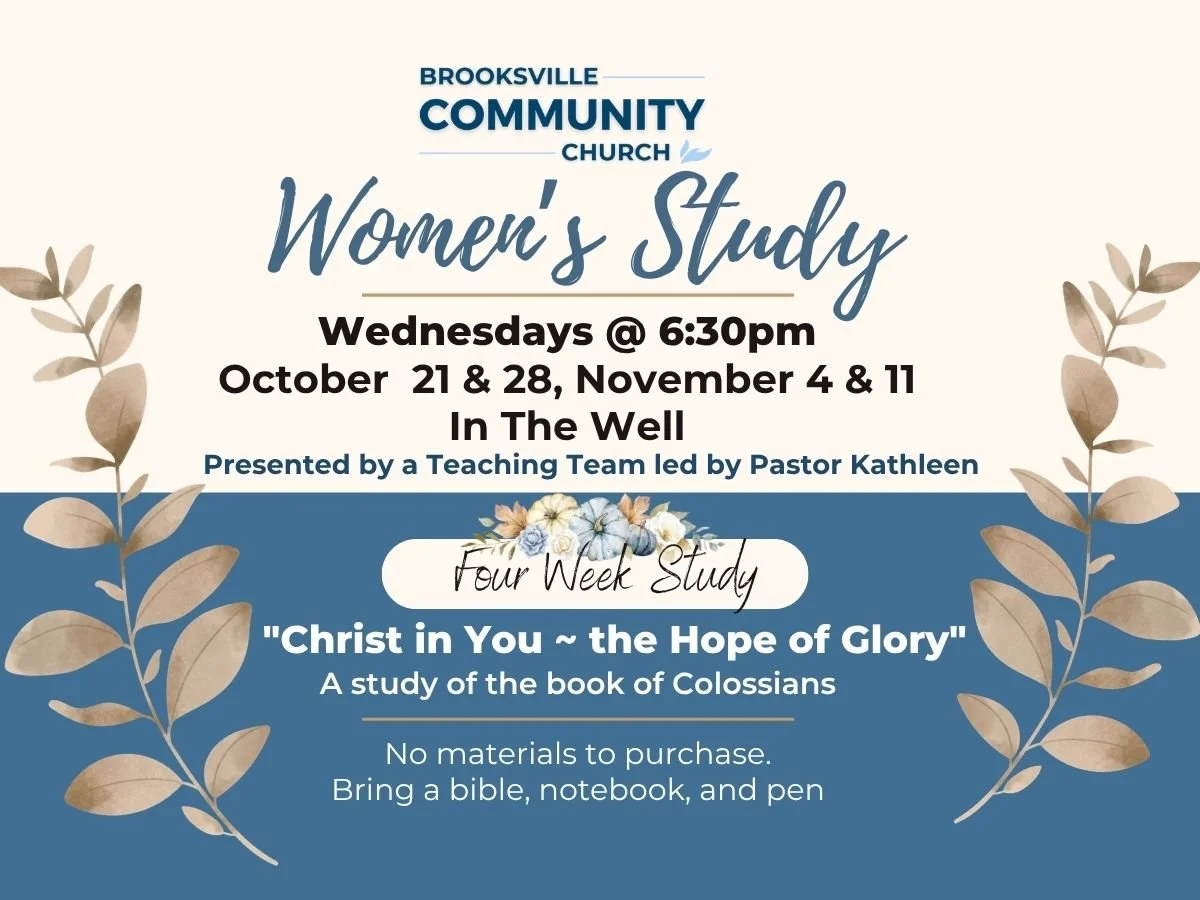 Women’s Study: Christ in You~the Hope of Glory