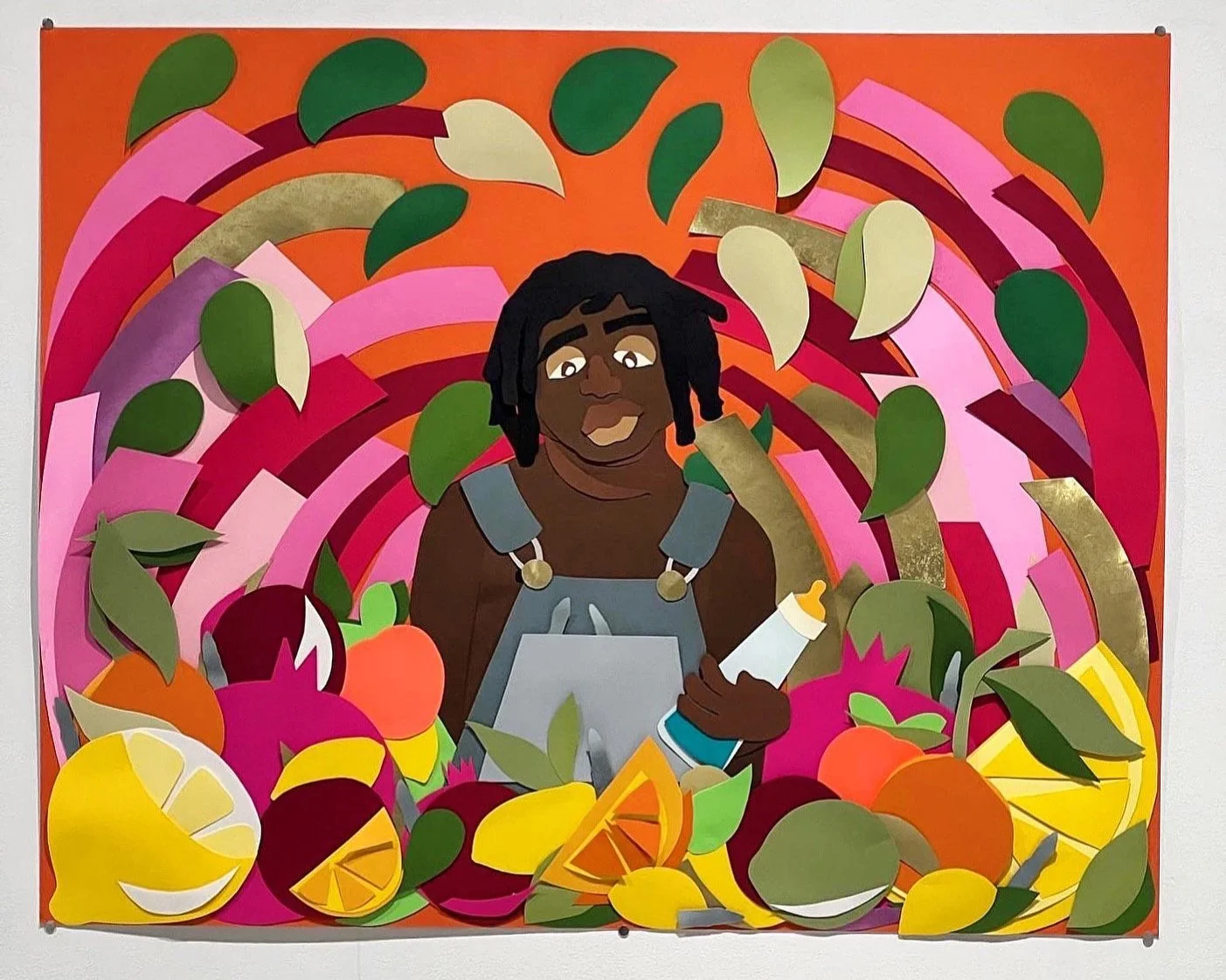 SAVE THE KIDS. Cardstock on Illustration Board. 32in x 40 in. 2023