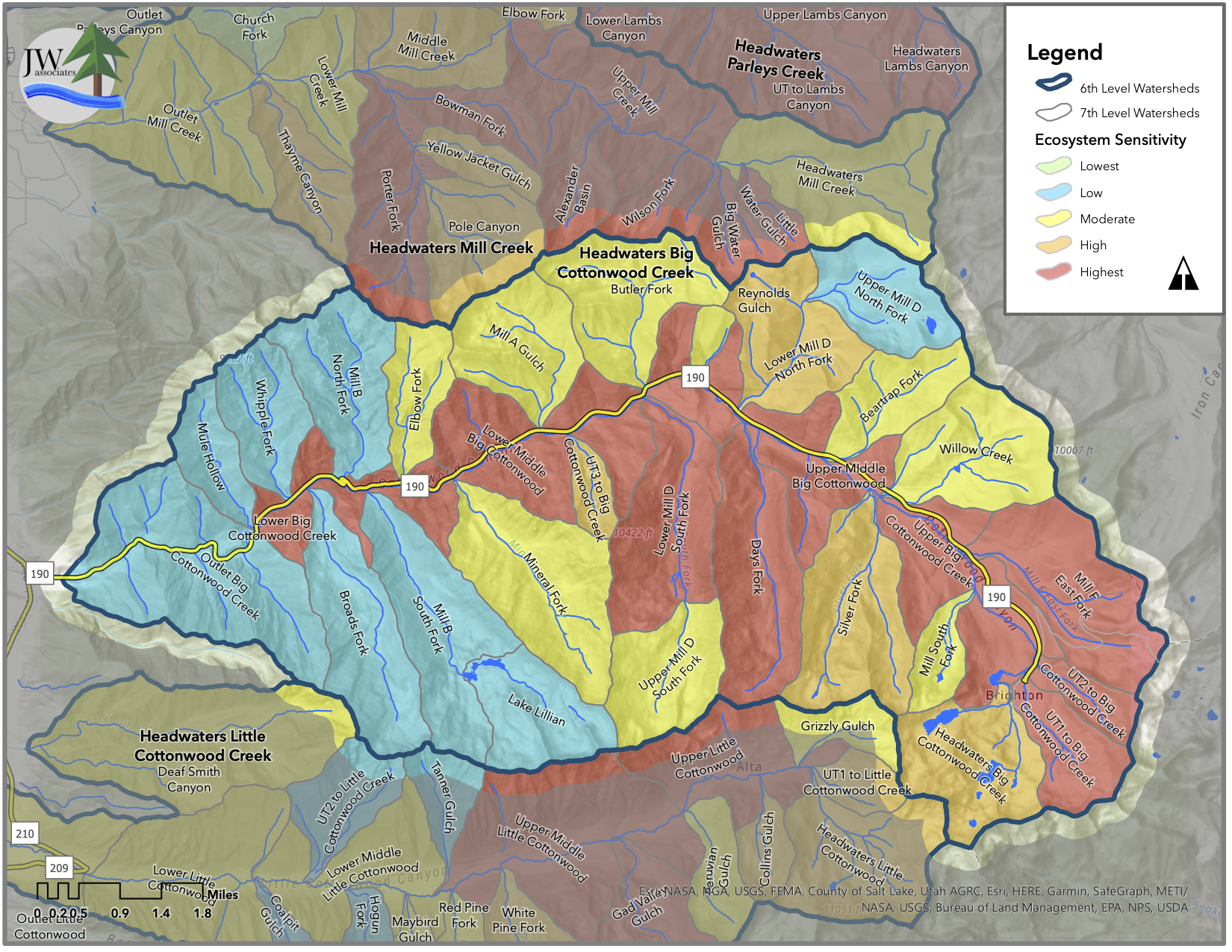 BC Ecosystem Sensitivity Map, JW Associates