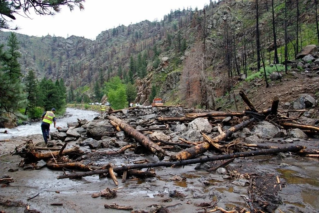 Debris Flow following High Park Wildfire