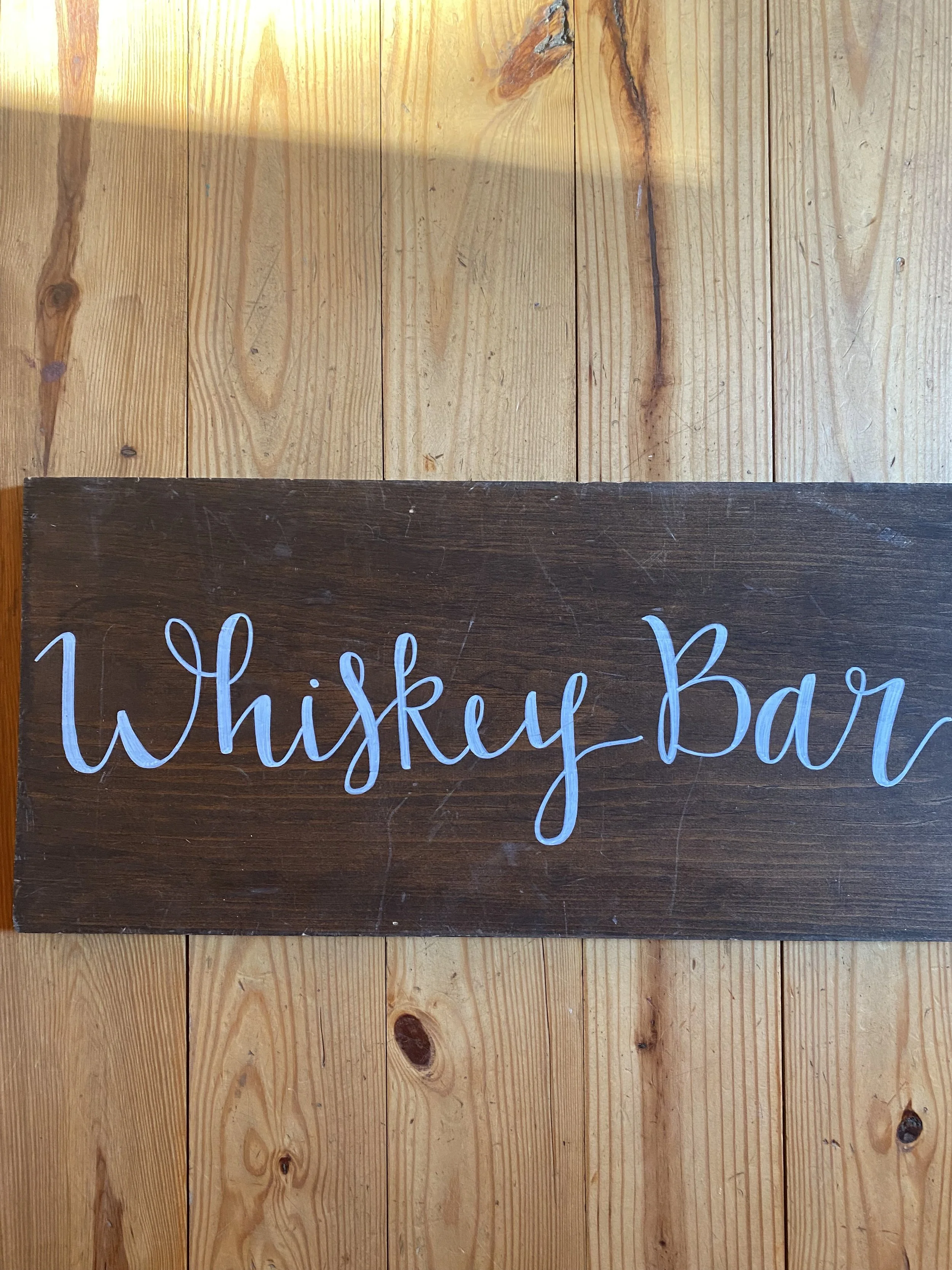 Whiskey Bar Sign