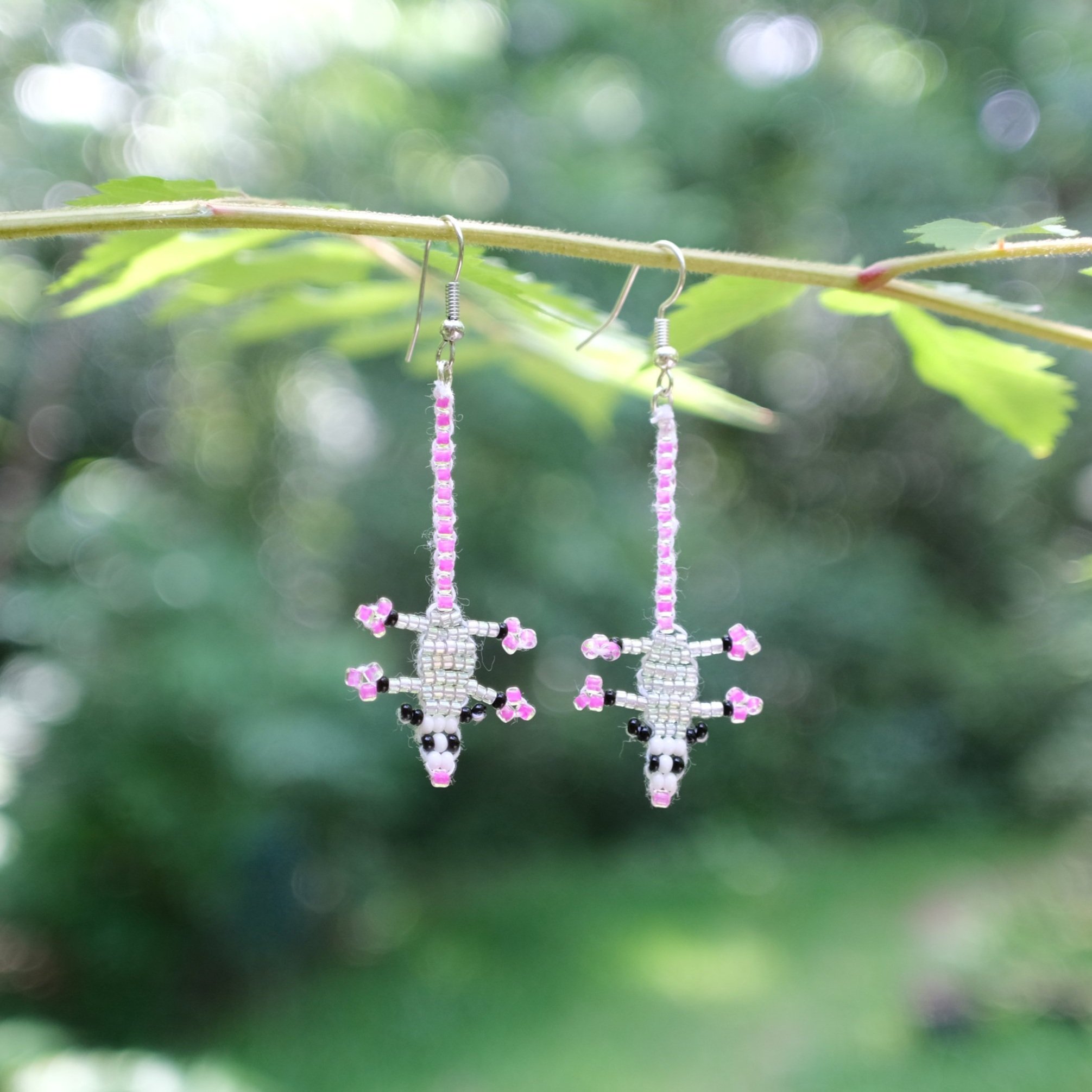 Opossum Earrings