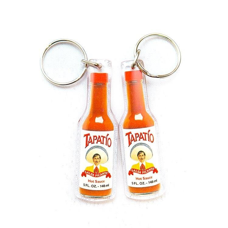 HolaGlitter Hot Sauce Keychain