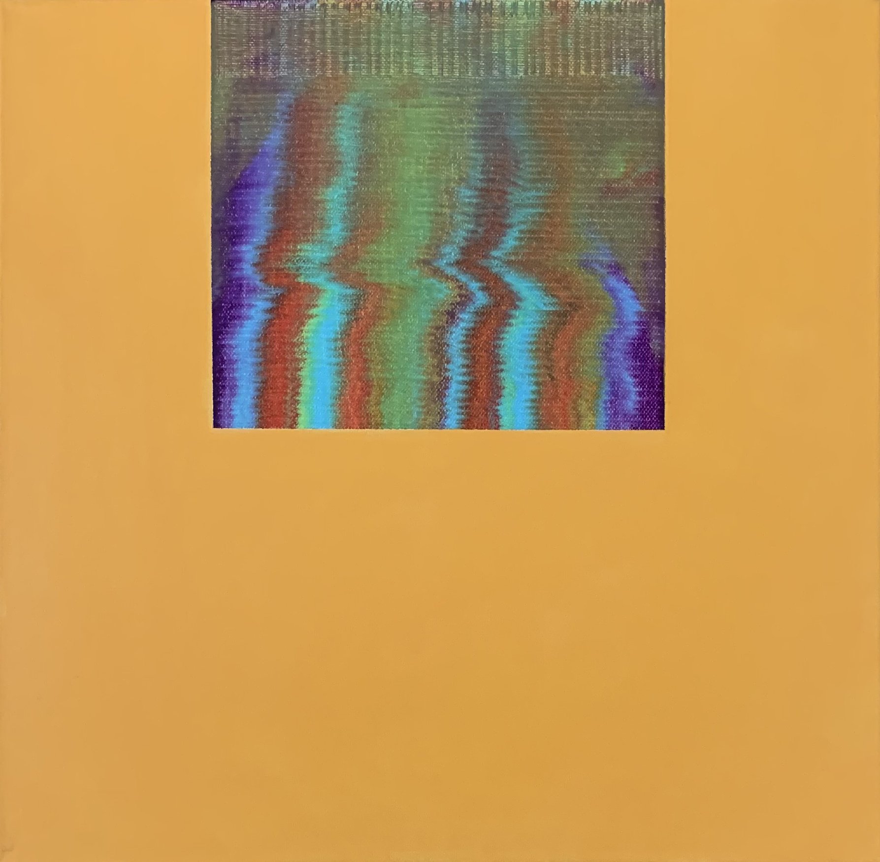 Murmur de izvor, oil canvas, 40 x 40, 2024