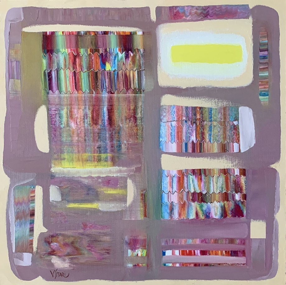 Reflectiii-IV, oil canvas, 60 x 60, 2024