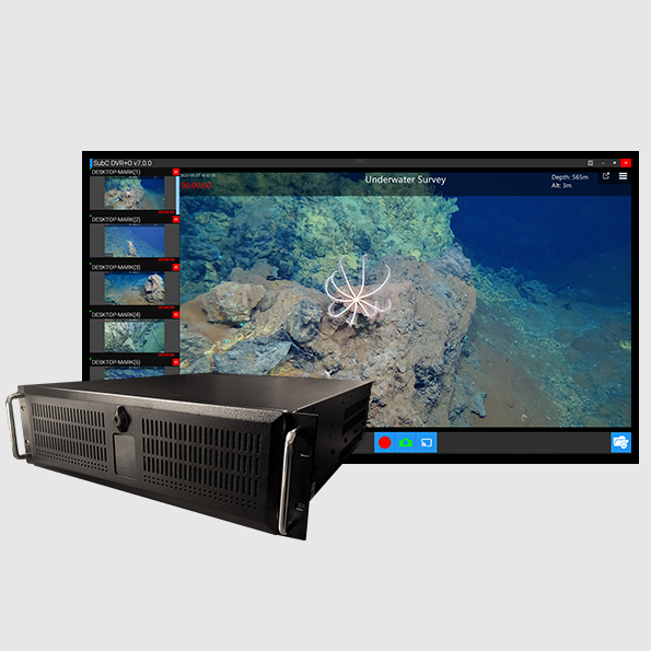 subsea digital video recorder with overlay software and hardware