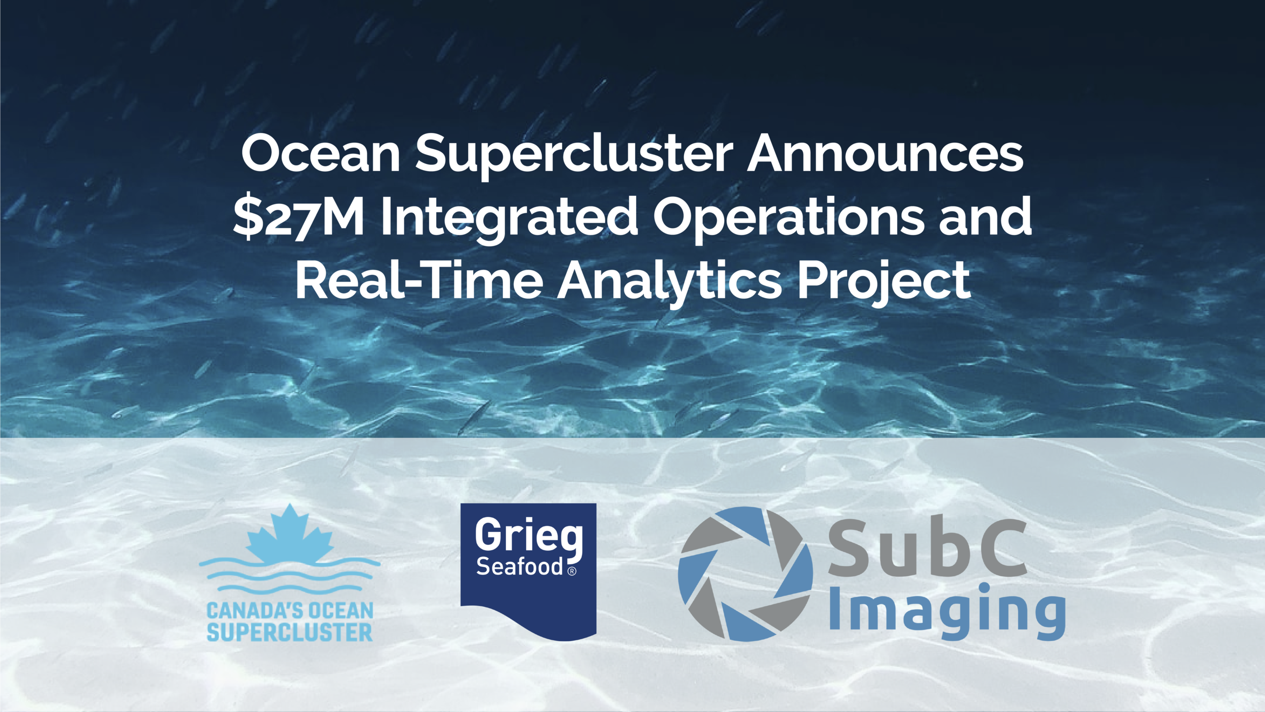 Ocean Supercluster Announces $27M Integrated Operations And Real-Time Analytics Project