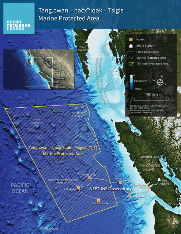 Map of new marine protected area