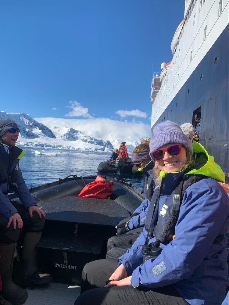 marine researcher in antarctica