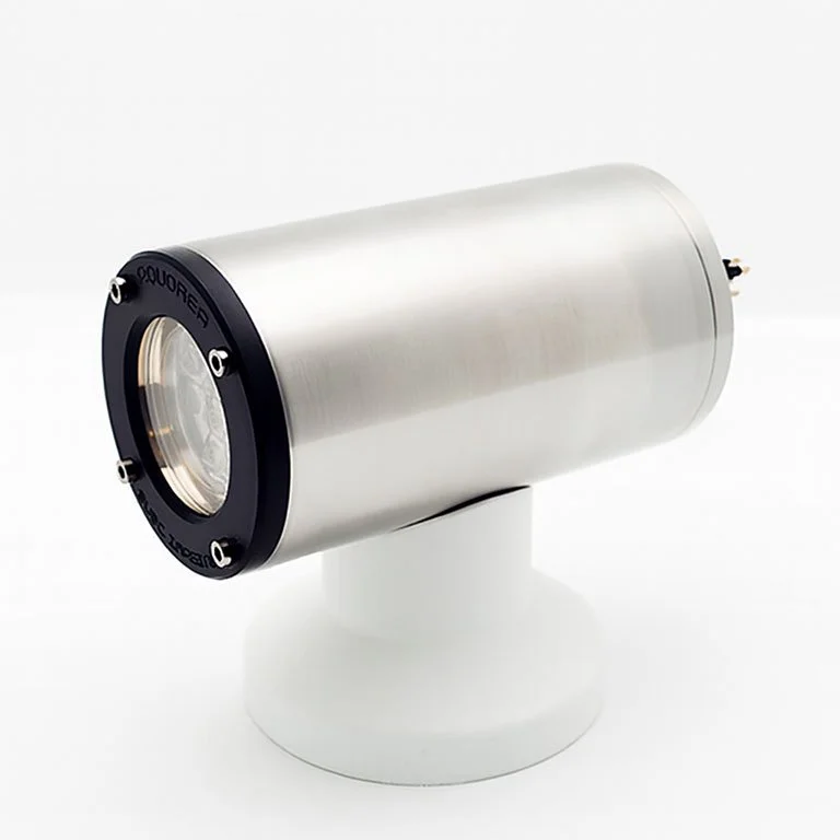 One cylindrical stainless steel underwater laser unit for SubC Imaging