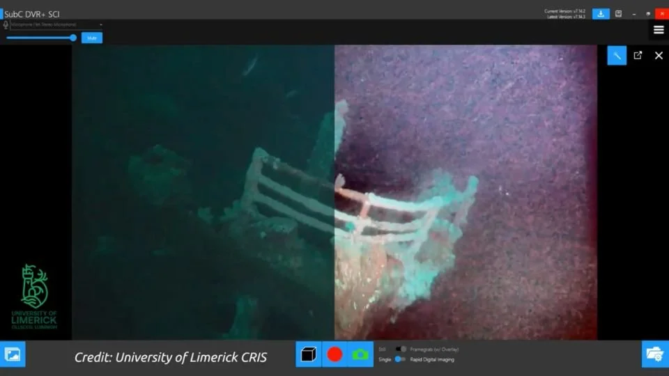 before and after of DVR+ footage enhancement