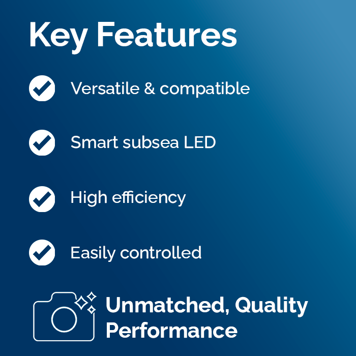 list of key features for subsea colour led light