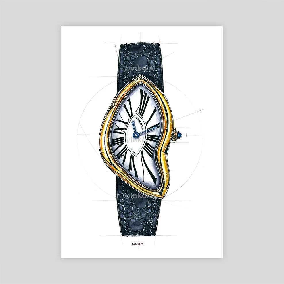 Cartier Crash 1991 - Art Print