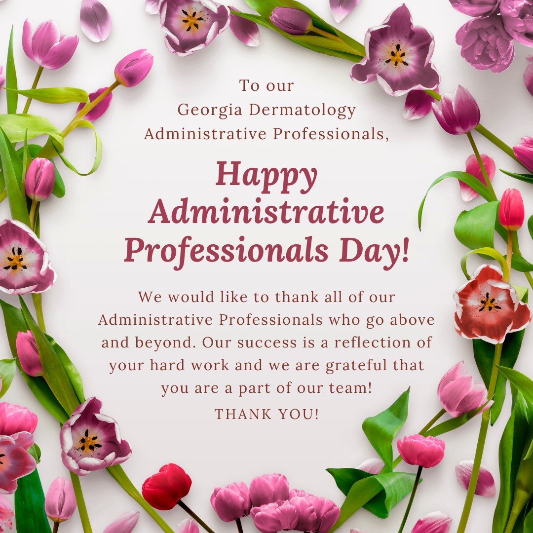 Happy Administrative Professionals Day! 💐
⁣
We would like to thank all of our Administrative Professionals who go above and beyond. Our success is a reflection of your hard work, and we are grateful that you are a part of our team. THANK YOU!

#admi