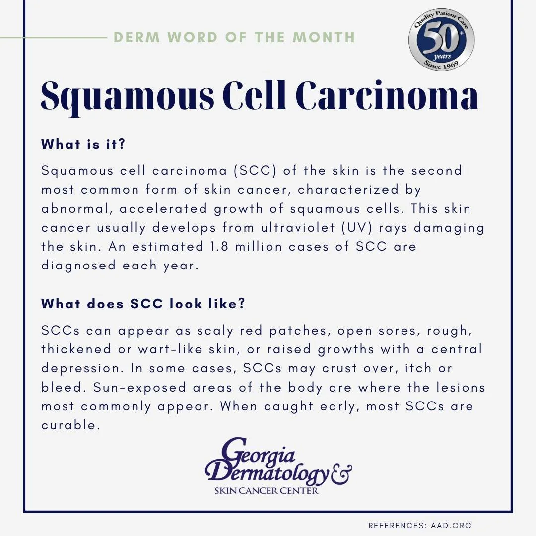 Squamous cell carcinoma (SCC) of the skin is the second most common form of skin cancer, characterized by abnormal, accelerated growth of squamous cells. An estimated 1.8 million cases of SCC are diagnosed each year.

What does SCC look like?
SCCs ca