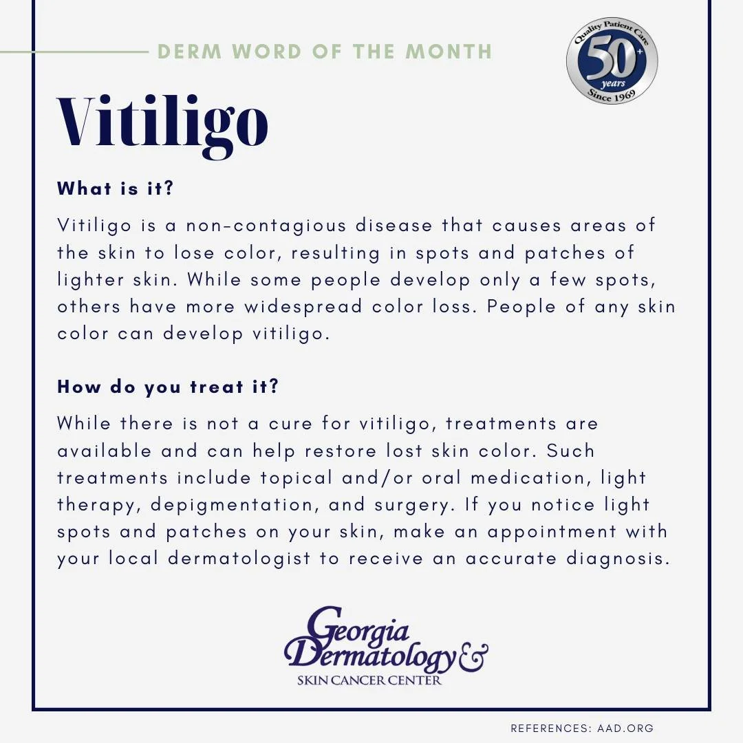 Vitiligo is a non-contagious disease that causes areas of the skin to lose color, resulting in spots and patches of lighter skin. While some people develop only a few spots, others have more widespread color loss. People of any skin color can develop