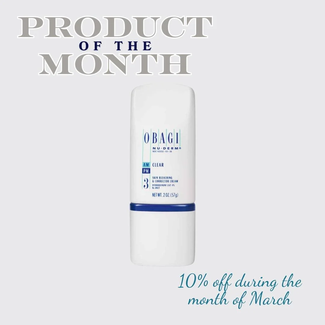 Featured Product of the Month: Obagi Clear✨⁣⁣
⁣⁣
Obagi Clear is a skin-brightening cream specially formulated with nature-identical arbutin and antioxidants that helps improve the look of skin for an even, healthier-looking complexion.
⁣⁣
10% off for