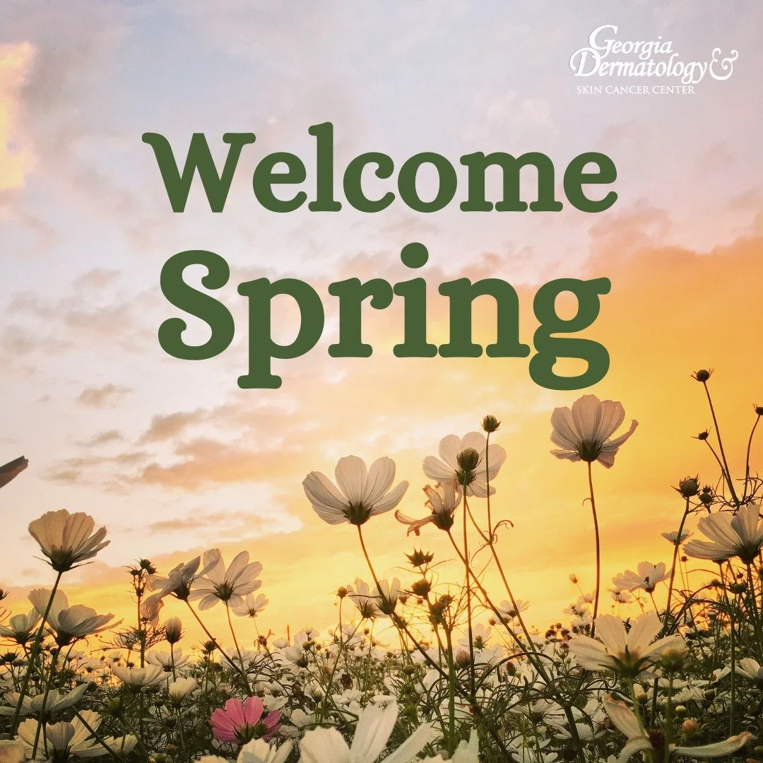 Happy first day of Spring from your friends at Georgia Dermatology! 💐