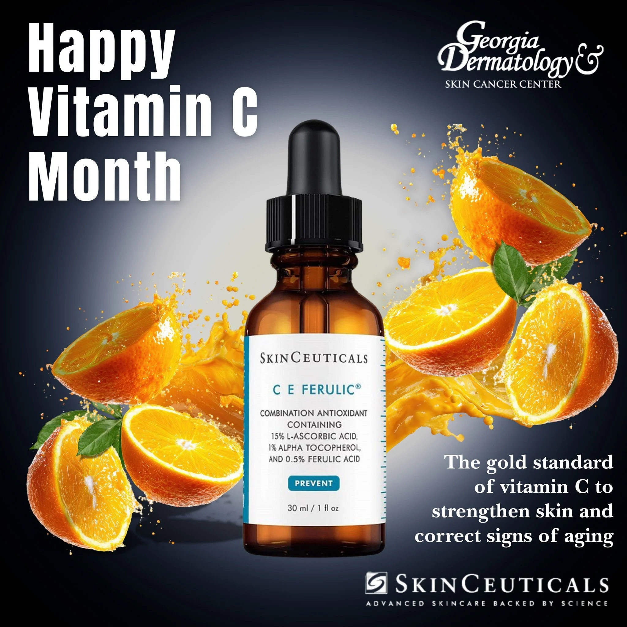 Vitamin C is a powerhouse ingredient for maintaining healthy, resilient skin. 🍊

C E Ferulic combines pure vitamin C with vitamin E and ferulic acid to help:

✔ Neutralize free radicals
✔ Support collagen production
✔ Improve the appearance of fine 