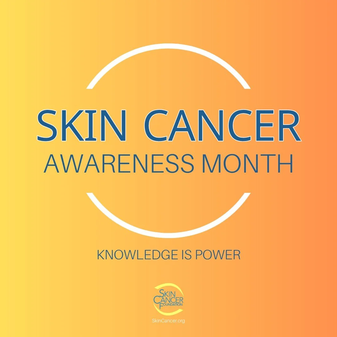 May is Skin Cancer Awareness Month 🖤

Protecting your skin is protecting your health.

Daily SPF isn&rsquo;t just for sunny days. Regular skin checks matter. And catching concerns early can make all the difference.

If something on your skin looks n