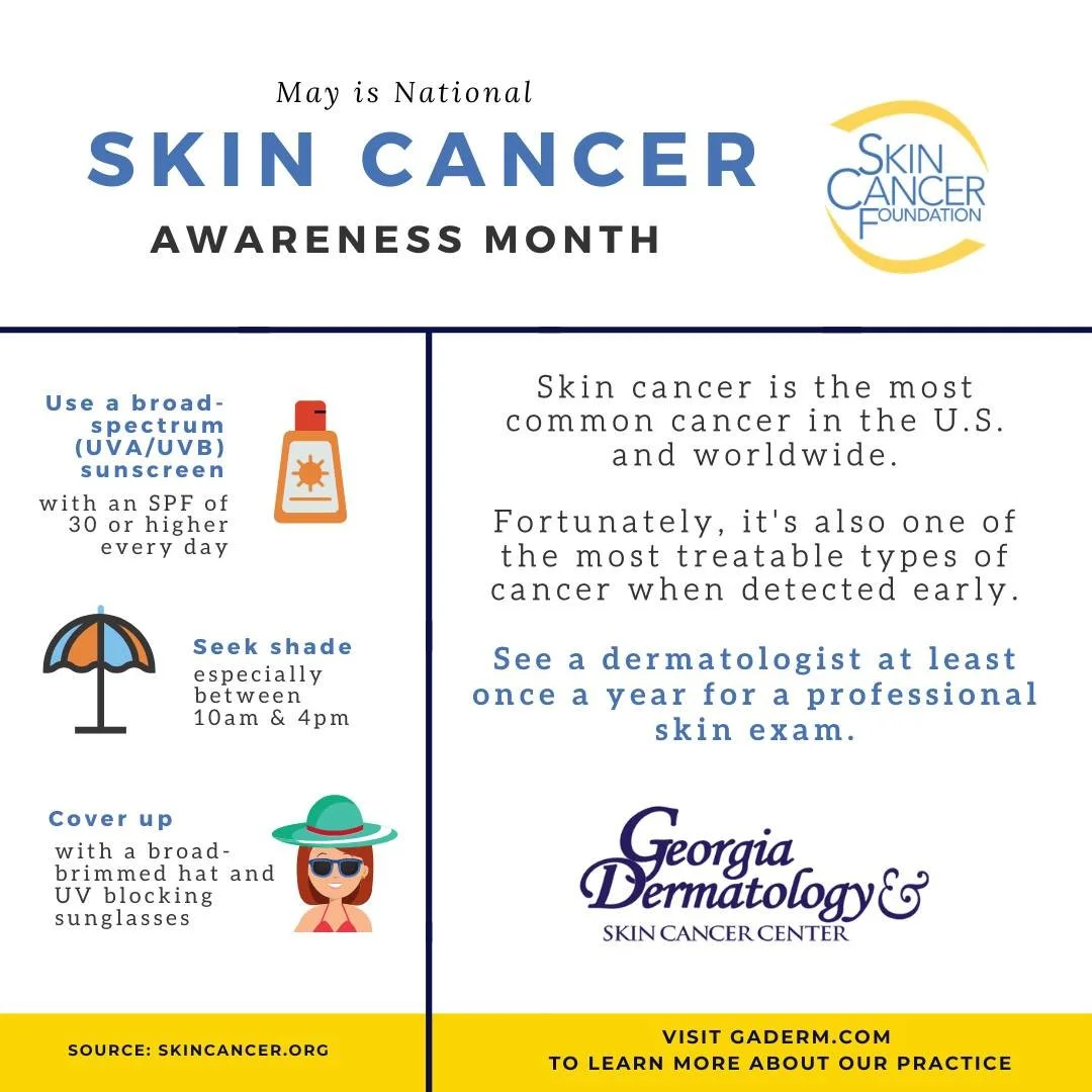 Skin cancer is the most common cancer in the United States and worldwide. There&rsquo;s more than meets the eye when it comes to skin cancer, so make sure you know all the facts and practice sun safety every single day!

#GeorgiaDermatology #CheckYou