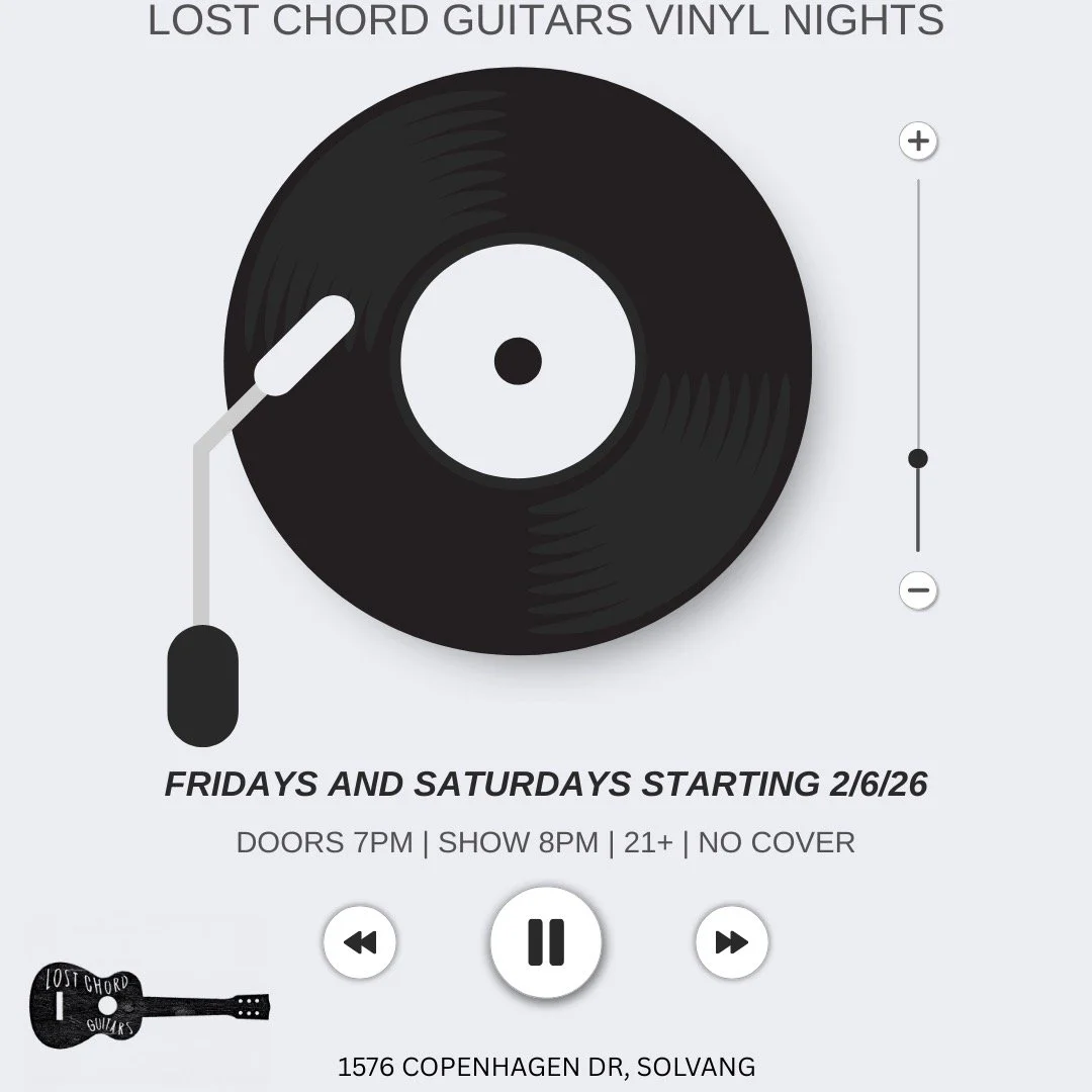 Lost Chord Guitars Presents Vinyl Nights