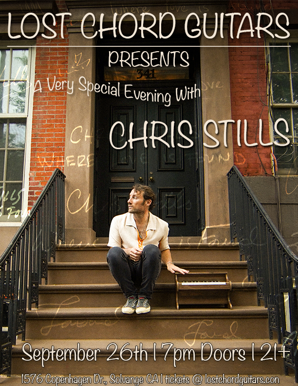 LOST CHORD GUITARS PRESENTS: A very special evening with Chris Stills