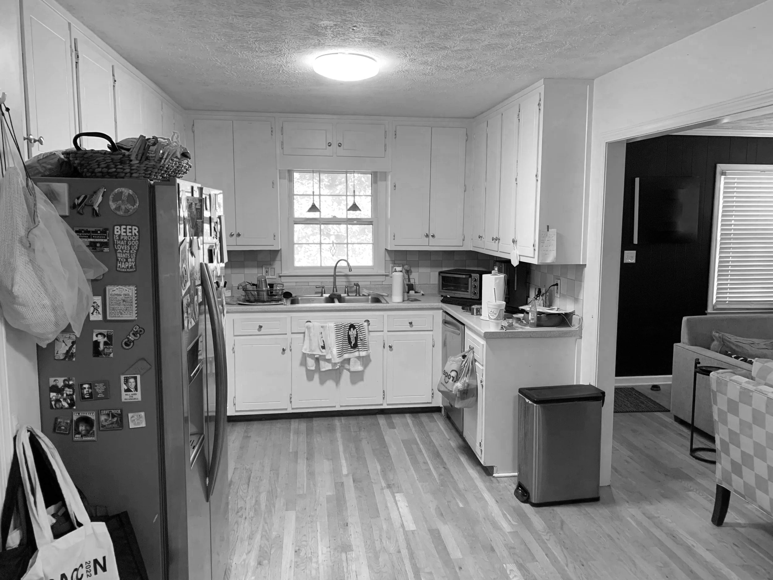 before: kitchen window