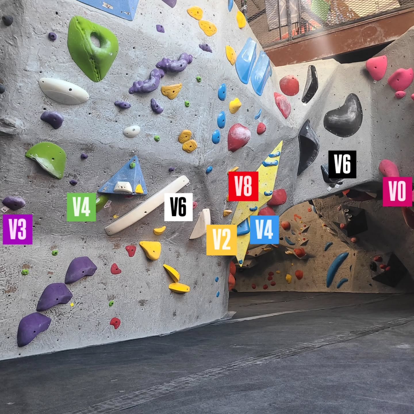 Be a little bolder and try something challenging on the new sets on G and L walls. Good Luck!