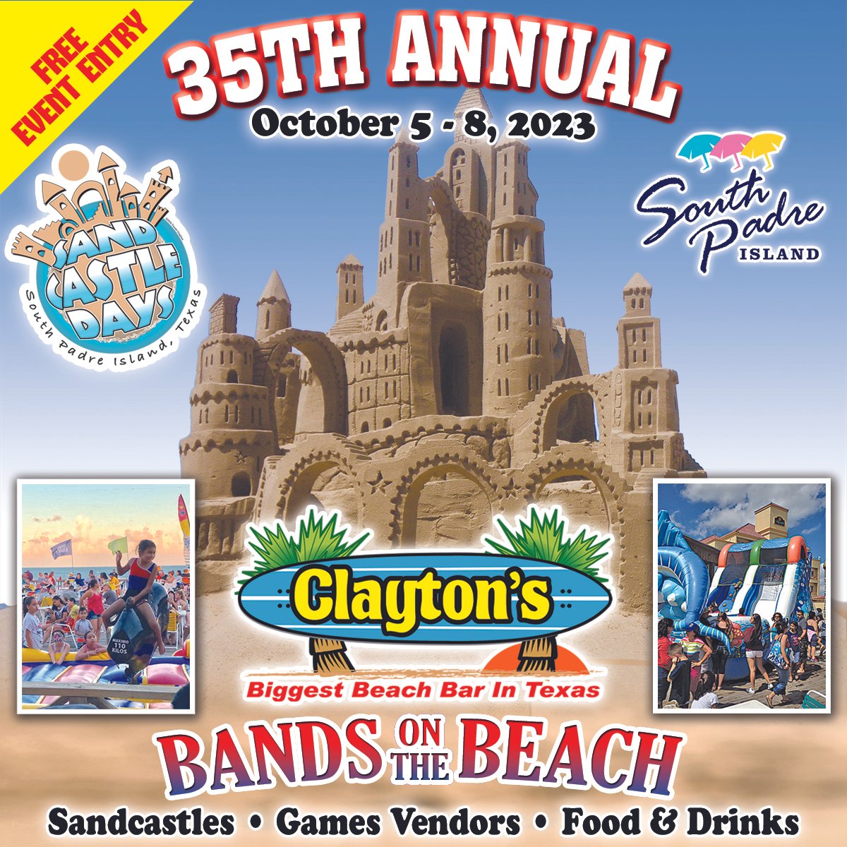 Sandcastle Days South Padre Island Oct 5th 8th, 2023 Sandcastle Days South Padre Island Oct 5th 8th, 2023
