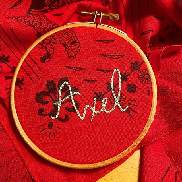 Custom embroidered bandana for a badass bitch ❤️🐆
.
.
.
.
#sourwoodpress #letterpess #print #printmaking #silkscreen #screenprinting #makers #bandanalove #bandanascarf #makersmovement #makersgonnamake #creativityfound #ladiescreate #printers #printi