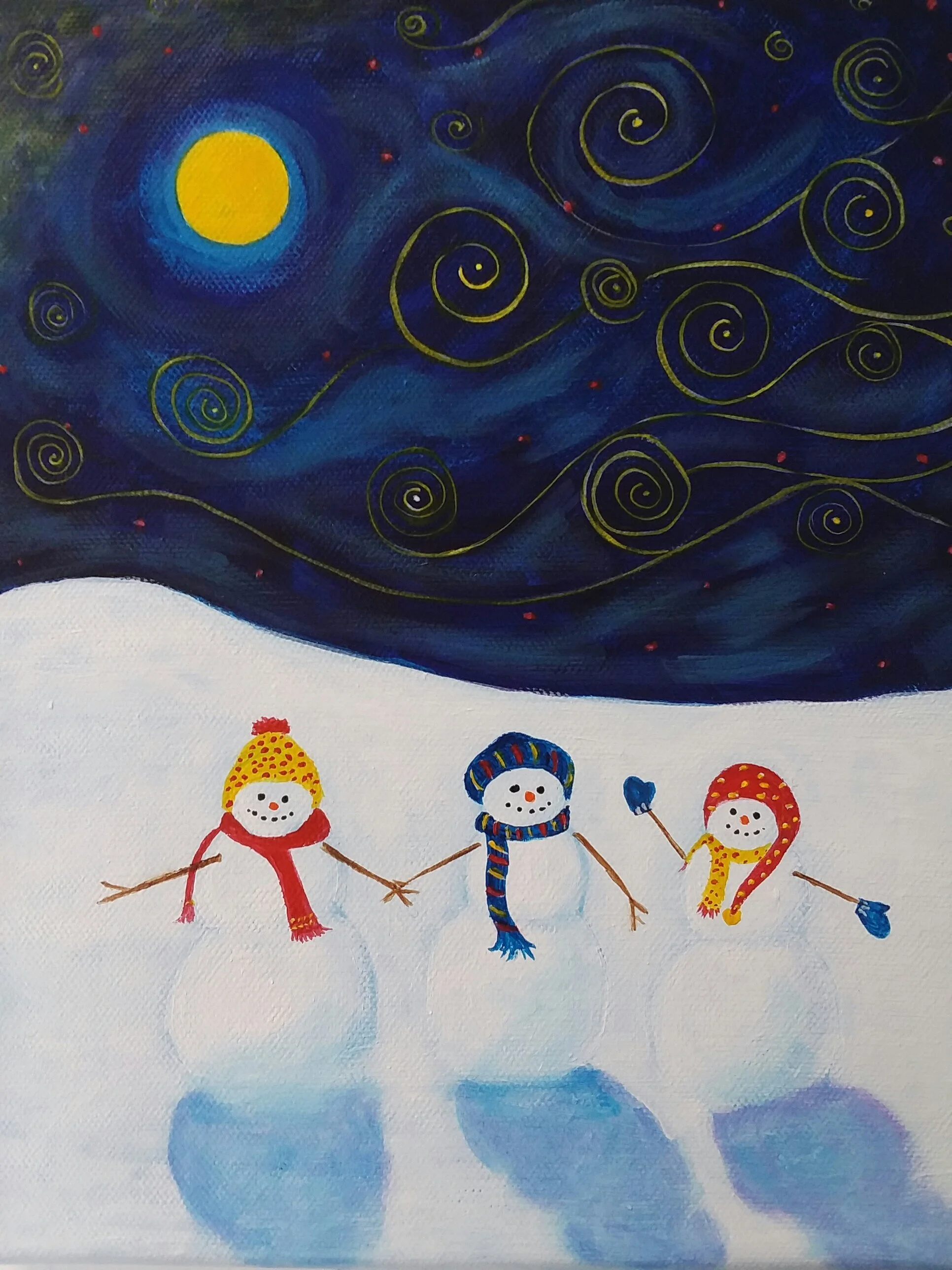 3 SNOMIGOS 8" x 10" . No longer available.