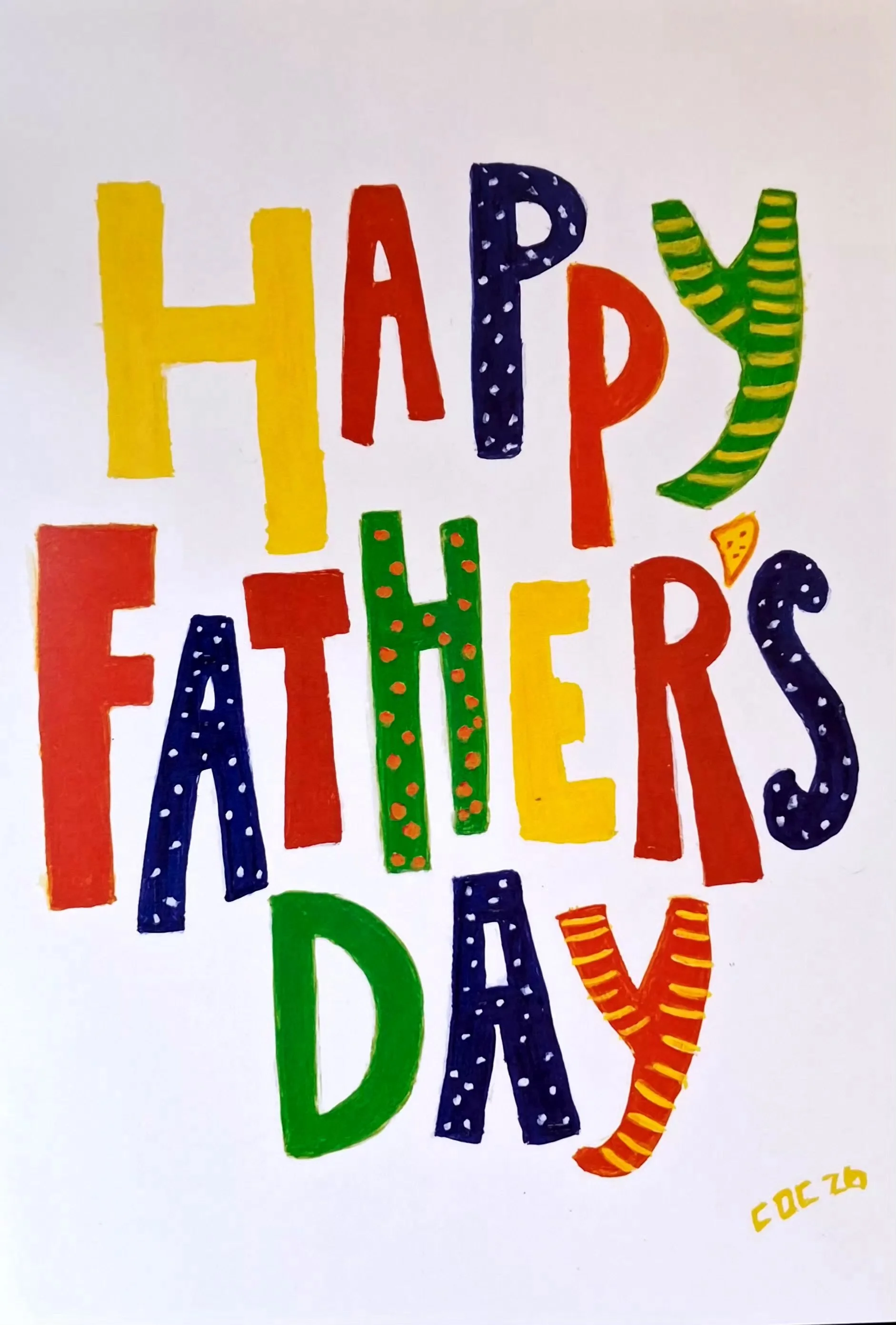 Father's Day Letters. ** new card 2026