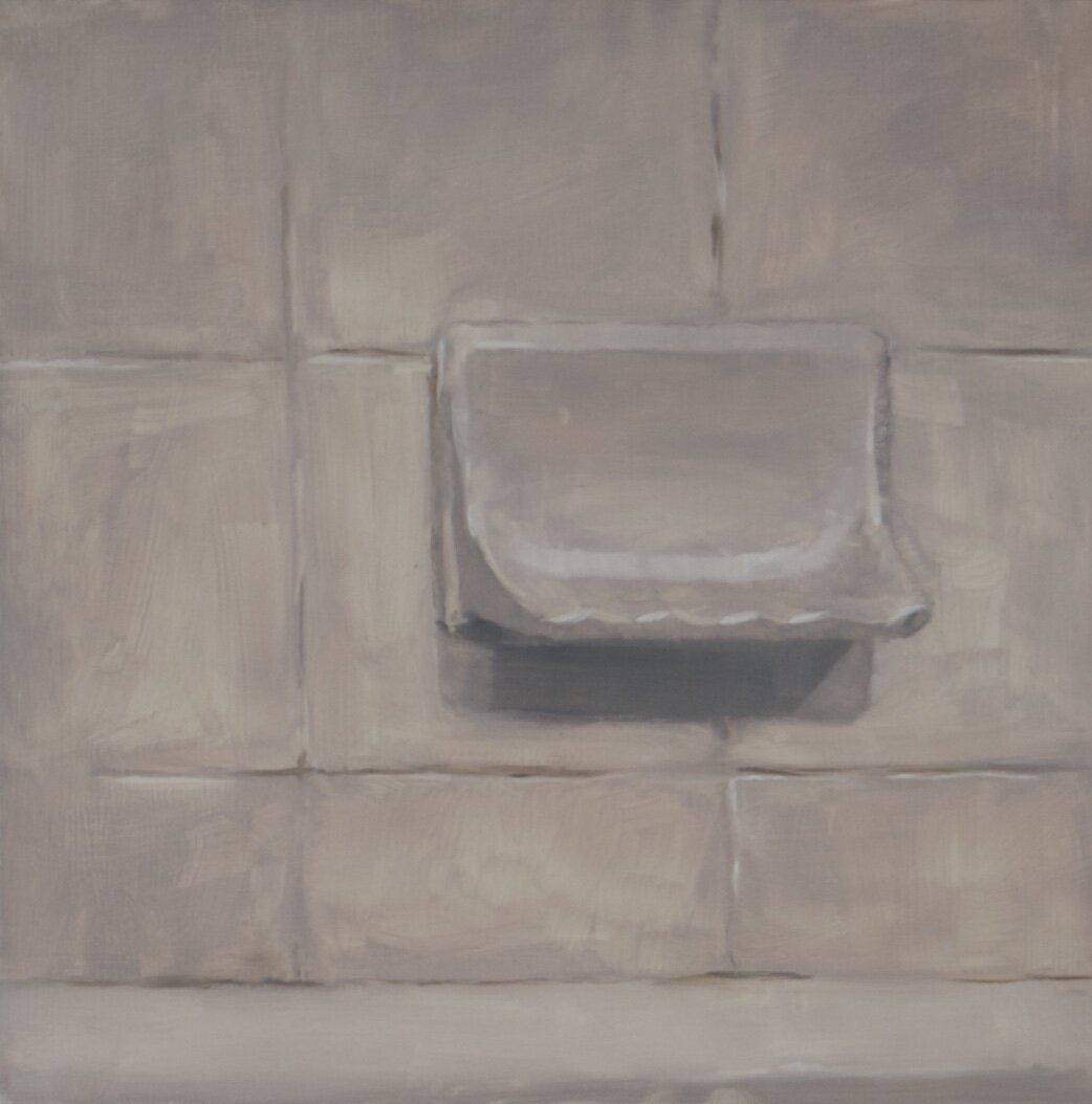 Looking at the Wall |
Oil on Panel |
8" x 8" |
2017