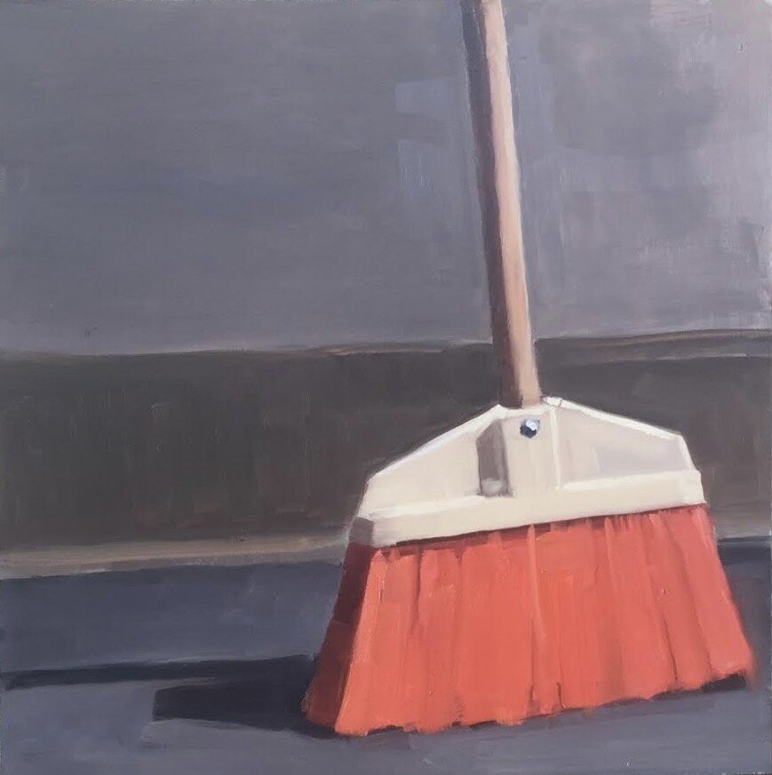 New Broom |
Oil on Panel |
10" x 10" |
2019
