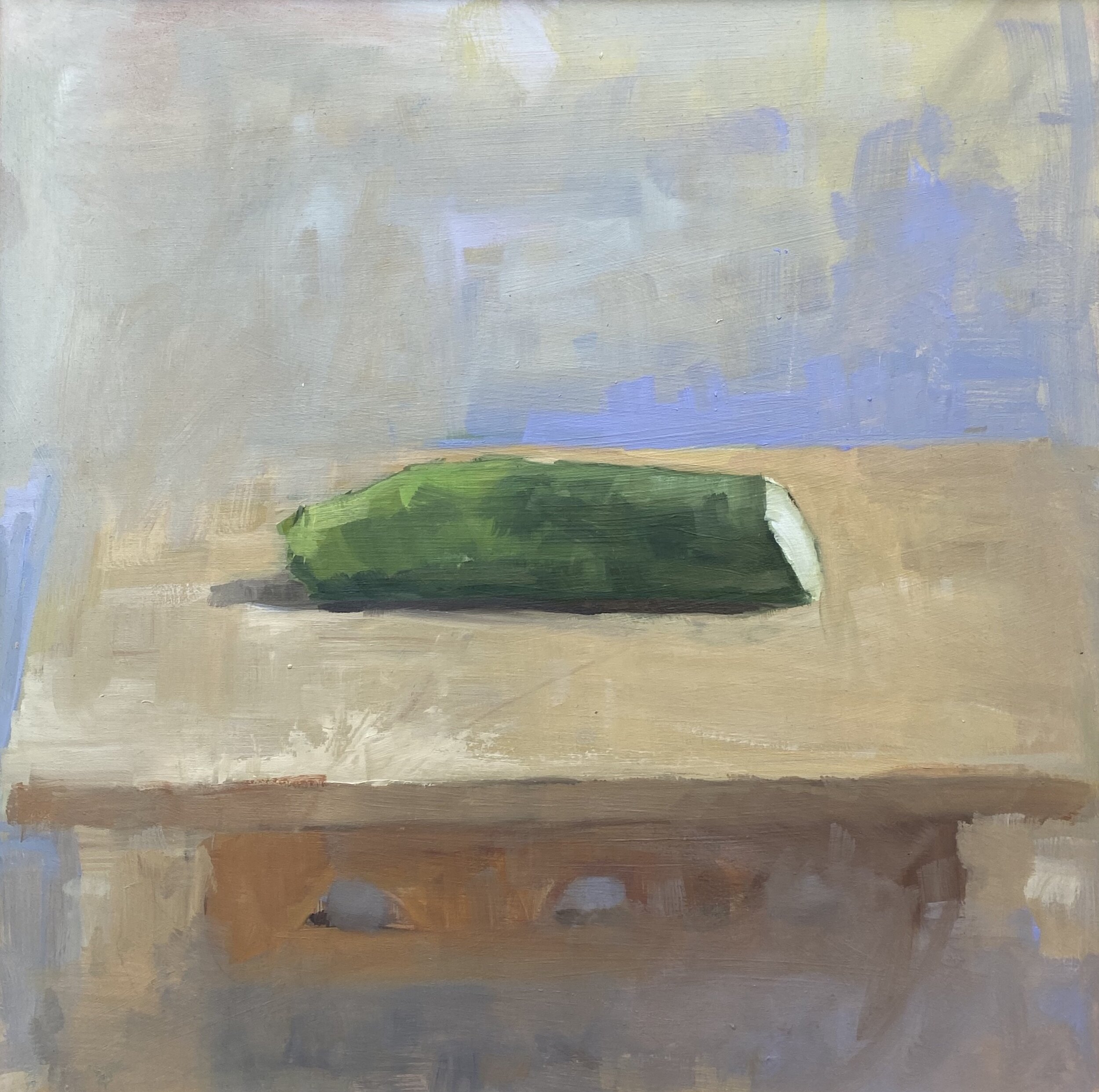Cucumber Prep |
Oil on Panel |
16" x 16" |
2020