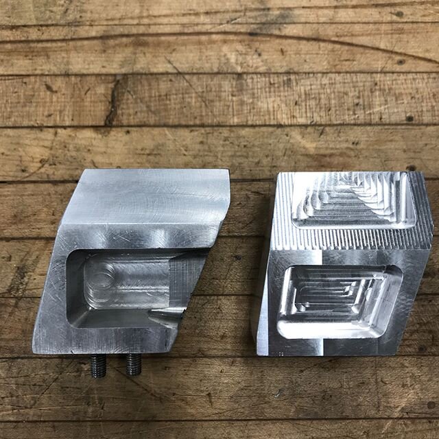 Old vs. New #instamachinist #racecarparts #funnycar