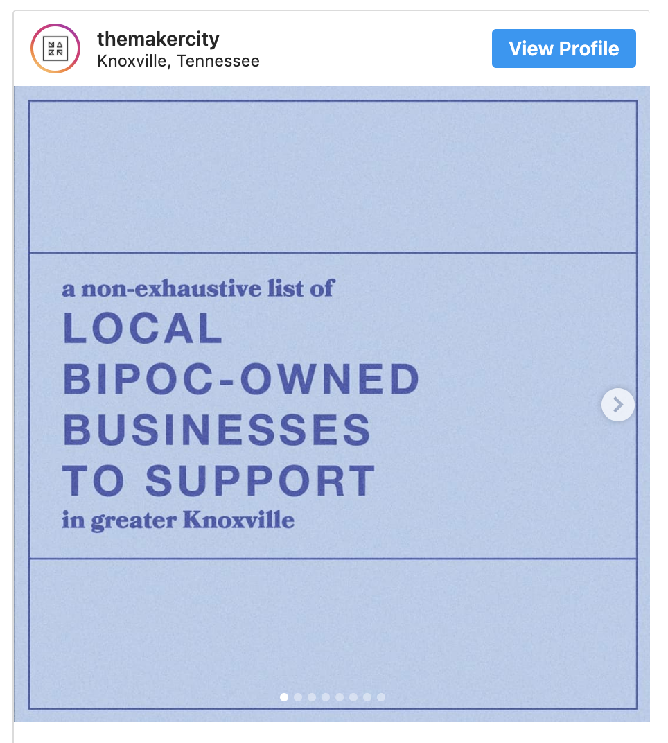 Directories of Black-owned businesses in Knoxville