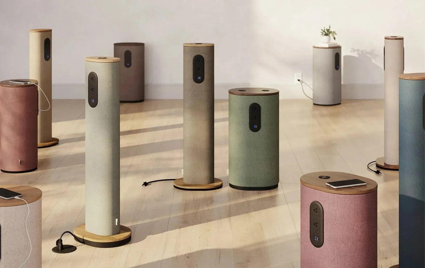 Introducing @HightowerGroup Silo.

A freestanding power solution that delivers charging where it&rsquo;s needed. No searching, just seamless integration into collaborative spaces with textiles and finishes that complement your design vision.