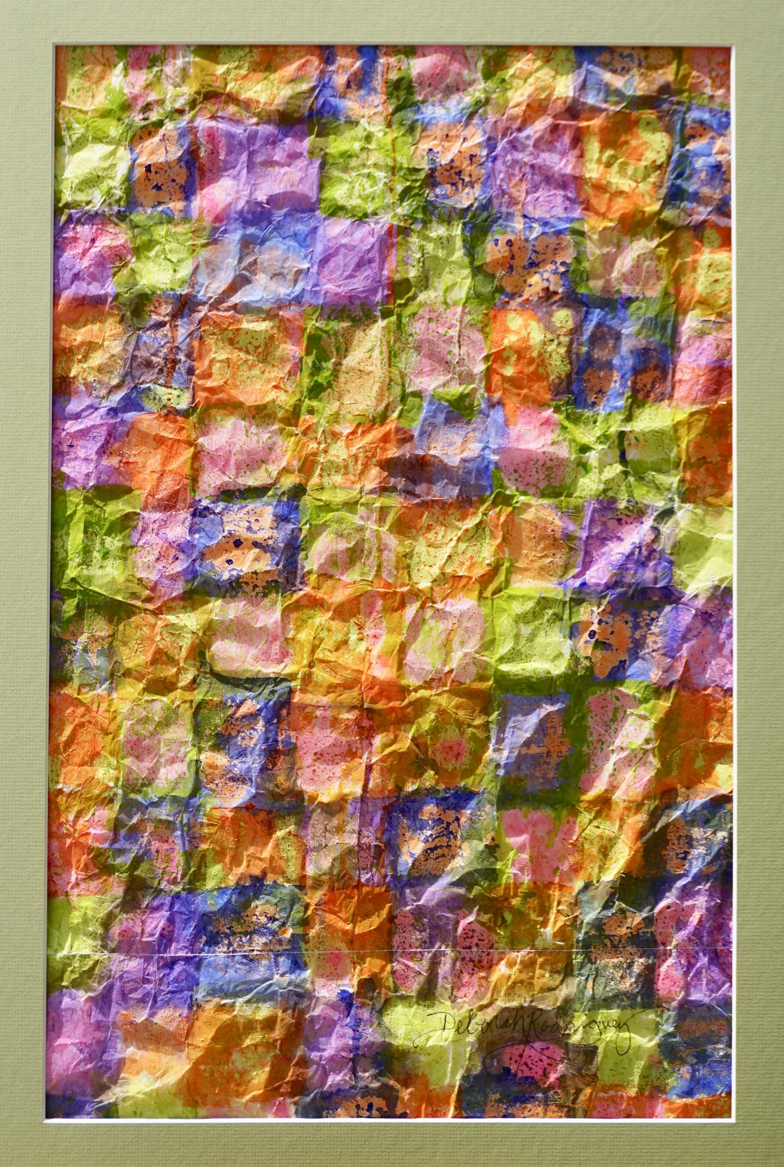 Watercolor quilt
