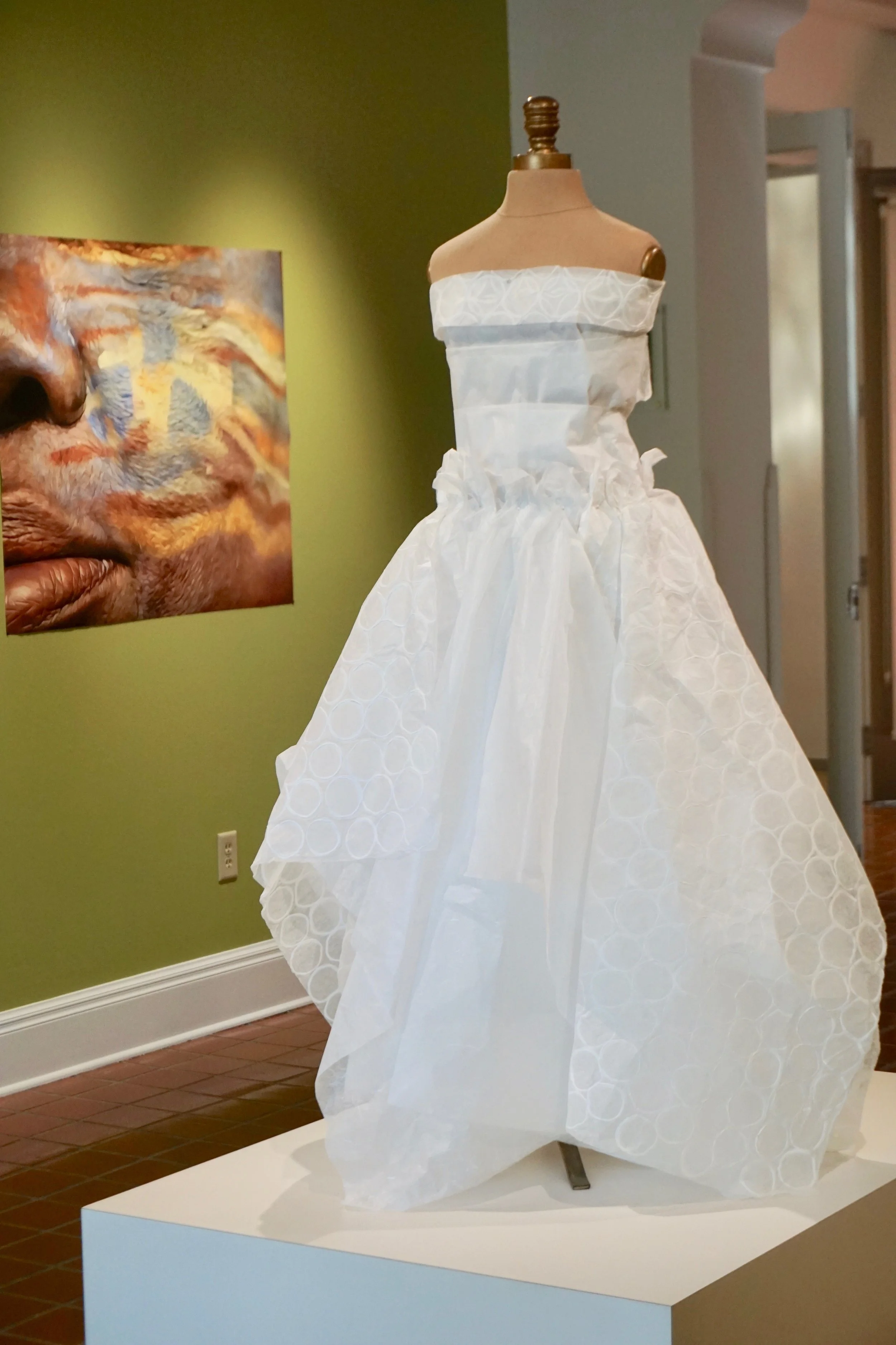 Paper Dress Sculpture - Solo Exhibition, Ringling Collage of Art and Design