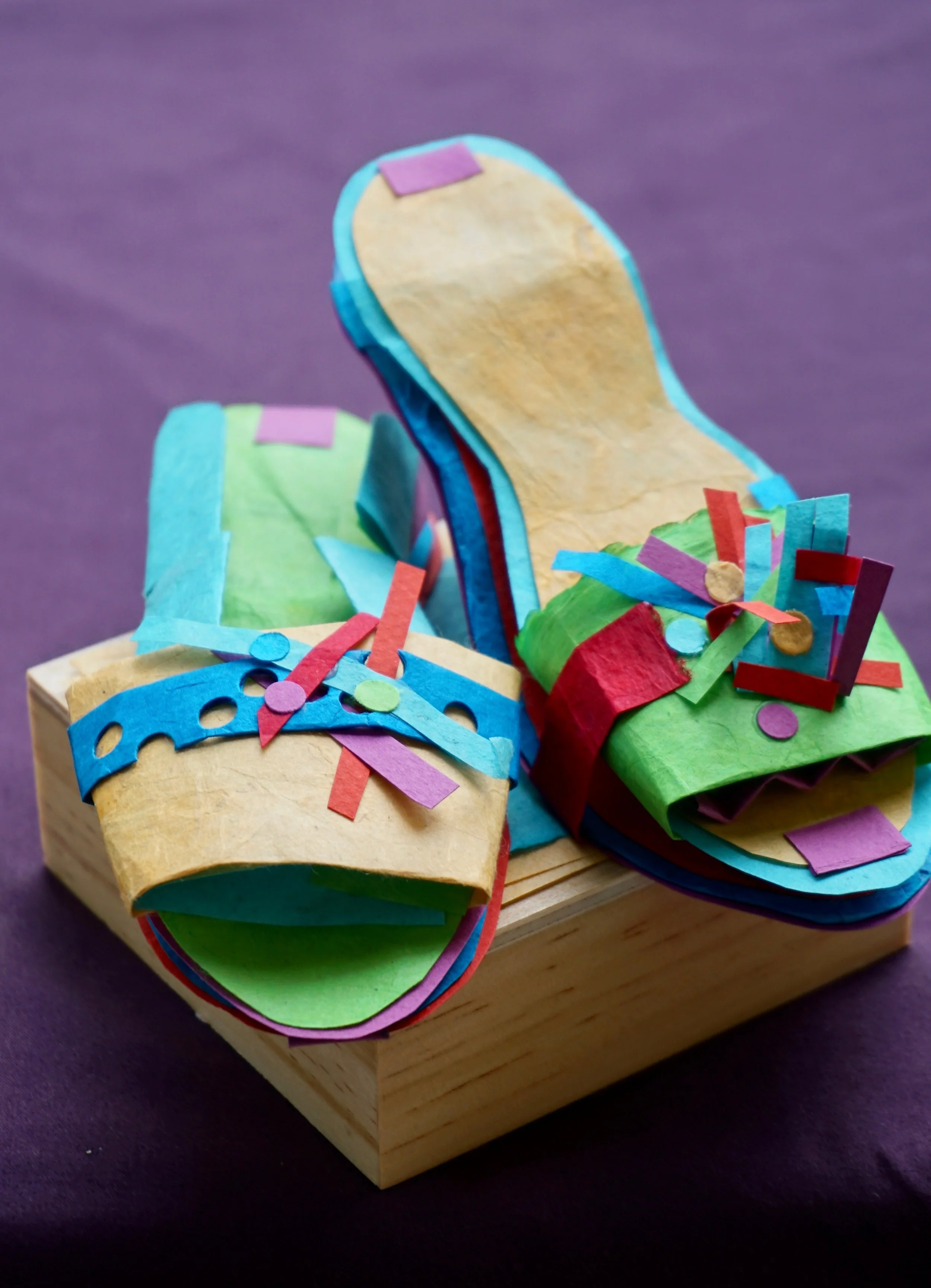 Paper Shoe Sculpture